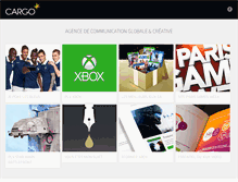 Tablet Screenshot of agence-cargo.com